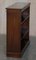 Vintage Mahogany Bevan Funnell Flamed Open Library Bookcase, Image 9