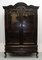 Late 20th Century Display Glazed Cabinet on Cabriole Legs & Glass Shelves 2