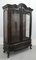 Late 20th Century Display Glazed Cabinet on Cabriole Legs & Glass Shelves 8