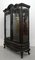 Late 20th Century Display Glazed Cabinet on Cabriole Legs & Glass Shelves 4