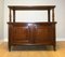 Victorian Brown Mahogany Two Tier Whatnot Cupboard on Castors 4