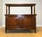 Victorian Brown Mahogany Two Tier Whatnot Cupboard on Castors, Image 4