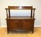 Victorian Brown Mahogany Two Tier Whatnot Cupboard on Castors 2