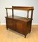 Victorian Brown Mahogany Two Tier Whatnot Cupboard on Castors, Image 5