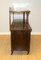 Victorian Brown Mahogany Two Tier Whatnot Cupboard on Castors 8