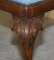 Hand Carved Claw & Ball Foot Stool from Thomas Clarkson & Son LTD, 1940s, Image 6