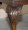 Hand Carved Claw & Ball Foot Stool from Thomas Clarkson & Son LTD, 1940s, Image 9