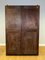 rt Deco Walnut Brown Double Wardrobe on Wheels from C.W.S 8