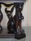 Egyptian Revival Heavily Carved Console Table with Twin Sphinx Pillars 10