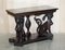 Egyptian Revival Heavily Carved Console Table with Twin Sphinx Pillars 2