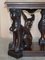 Egyptian Revival Heavily Carved Console Table with Twin Sphinx Pillars, Image 3