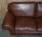 Large Heritage Brown Leather Mortimer Sofa from Laura Ashley, Image 9