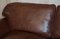 Large Heritage Brown Leather Mortimer Sofa from Laura Ashley, Image 5