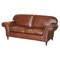 Large Heritage Brown Leather Mortimer Sofa from Laura Ashley, Image 1