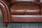 Large Heritage Brown Leather Mortimer Sofa from Laura Ashley, Image 16