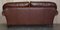 Large Heritage Brown Leather Mortimer Sofa from Laura Ashley, Image 20