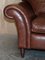 Large Heritage Brown Leather Mortimer Sofa from Laura Ashley, Image 17