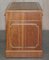 Light Walnut Twin Pedestal Partner Desk with Two Butlers Serving Trays, Image 13