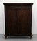 Brown Mahogany Bookcase Two Doors & Adjustable Shelves on Cabriole Legs 8