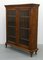 Brown Mahogany Bookcase Two Doors & Adjustable Shelves on Cabriole Legs 4