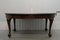 Mahogany Extending Dining Table One Leaf Cabriole Legs with Claw & Ball Feet 7