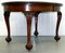 Mahogany Extending Dining Table One Leaf Cabriole Legs with Claw & Ball Feet 12