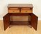 Vintage Mahogany Open Library Bookcase Cabinet 5