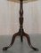 Antique Mahogany Pie Crust Tilt Top Side Tripod Table in the Style of Gillows of Lancaster 8