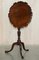 Antique Mahogany Pie Crust Tilt Top Side Tripod Table in the Style of Gillows of Lancaster 17