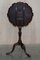 Antique Mahogany Pie Crust Tilt Top Side Tripod Table in the Style of Gillows of Lancaster, Image 19