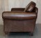 Large Heritage Brown Leather Mortimer Sofa from Laura Ashley, Image 15