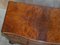 Antique Flamed Mahogany Serpentine Fronted Claw & Ball Feet Chest of Drawers 12