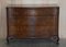 Antique Flamed Mahogany Serpentine Fronted Claw & Ball Feet Chest of Drawers, Image 3