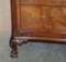 Antique Flamed Mahogany Serpentine Fronted Claw & Ball Feet Chest of Drawers 6