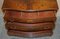 Antique Flamed Mahogany Serpentine Fronted Claw & Ball Feet Chest of Drawers 18