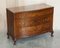 Antique Flamed Mahogany Serpentine Fronted Claw & Ball Feet Chest of Drawers, Image 2