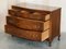 Antique Flamed Mahogany Serpentine Fronted Claw & Ball Feet Chest of Drawers, Image 17