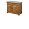 Antique Walnut & Marble Topped Chest of Drawers, 1860s 1