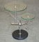 Mid-Century Modern Atomic Space Age Chrome Glass & Marble Side End Lamp Table, Image 2