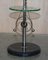Mid-Century Modern Atomic Space Age Chrome Glass & Marble Side End Lamp Table 4