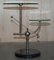 Mid-Century Modern Atomic Space Age Chrome Glass & Marble Side End Lamp Table, Image 6