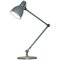 Lampe de Bureau Articulée Vintage Industrielle en Métal Gris et Chrome 1