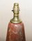 Lámpara de mesa francesa victoriana antigua de latón dorado, Imagen 3