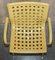 Vintage Italian Leather Woven Net Dining Chairs & Table by Giancarlo Vegni for Fasem, Set of 5 13