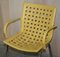 Vintage Italian Leather Woven Net Dining Chairs & Table by Giancarlo Vegni for Fasem, Set of 5 12
