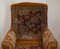 Victorian Kilim Rug Armchair, 1880s 3