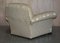 Victorian Damask Upholstery Sofa & Armchair Club Suite with Turned Bun Feet, Set of 3 9