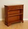 Vintage Yew Wood Open Library Bookcase Cabinet 2