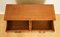 Vintage Yew Wood Open Library Bookcase Cabinet 7