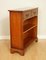 Vintage Yew Wood Open Library Bookcase Cabinet, Image 8